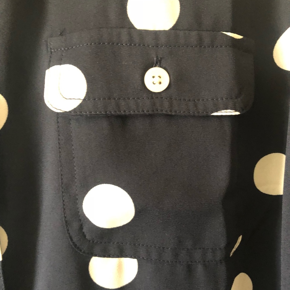 Polka-dot Utility Blouse - Picture 3 of 5